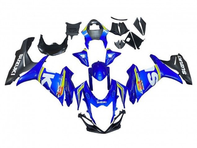 Purchase 2011-2024 White Blue Yellow Black Suzuki GSXR 600 / GSXR 750 Motorcycle Fairings UK