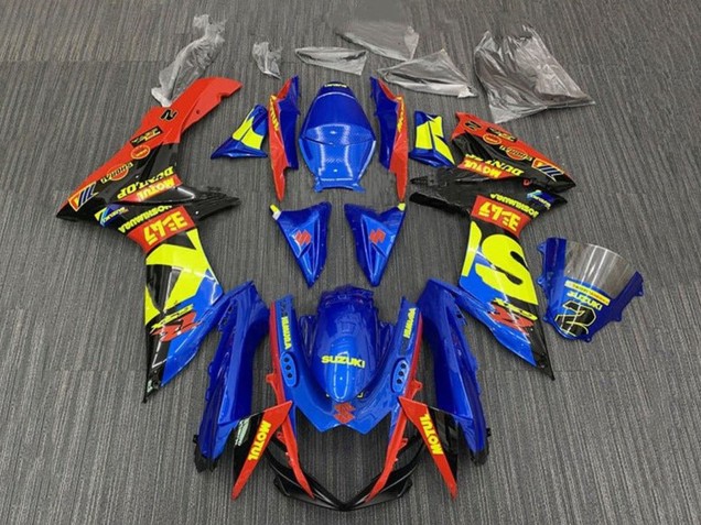 Purchase 2011-2024 Blue Red Yellow Black Suzuki GSXR 600 / GSXR 750 Motorcycle Fairings UK