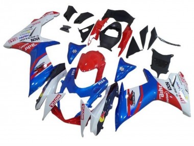 Purchase 2011-2024 Blue White Red Motul Suzuki GSXR 600 / GSXR 750 Motorcycle Fairings UK