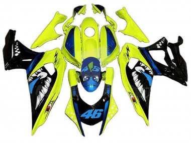 Purchase 2021-2024 Yellow Black Shark Yamaha YZF R7 Motorcycle Fairings UK