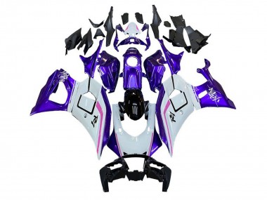 Purchase 2021-2024 White Purple Pink Yamaha YZF R7 Motorcycle Fairings UK