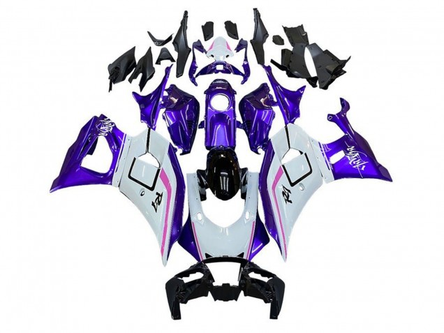 Purchase 2021-2024 White Purple Pink Yamaha YZF R7 Motorcycle Fairings UK