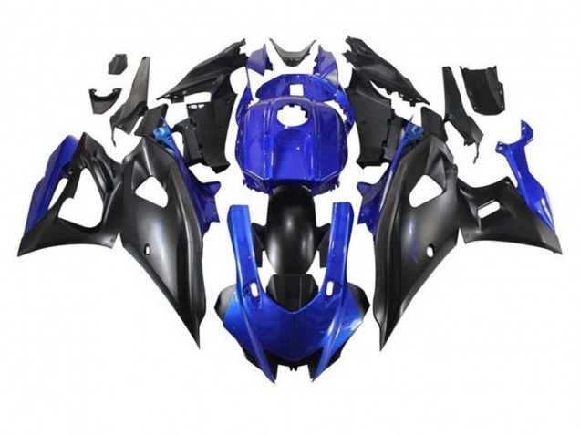 Purchase 2021-2024 Blue Matte Black Yamaha YZF R7 Motorcycle Fairings UK