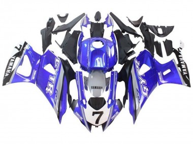 Purchase 2021-2024 Blue Grey White GYTR Yamaha YZF R7 Motorcycle Fairings UK
