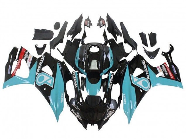 Purchase 2021-2024 Black Blue Petronas Yamaha YZF R7 Motorcycle Fairings UK