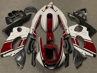 Purchase 1996-2007 White Dark Red Yamaha YZF600R Thundercat Motorcycle Fairings UK