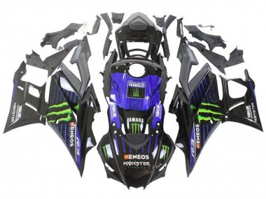 Purchase 2019-2021 Black Blue Green ENEOS Monster Yamaha YZF R3/R25 Motorcycle Fairings UK