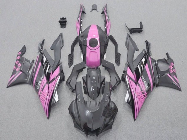 Purchase 2019-2021 Black Pink Monster Yamaha YZF R3/R25 Motorcycle Fairings UK