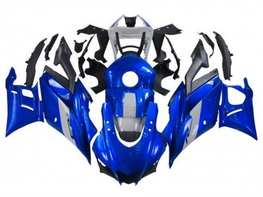 Purchase 2019-2021 Blue White Yamaha YZF R3/R25 Motorcycle Fairings UK