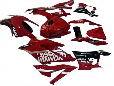 Purchase 2022-2024 Red Black Mission Yamaha YZF R3/R25 Motorcycle Fairings UK