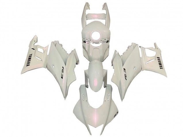 Purchase 2022-2024 Pearl White Yamaha YZF R3/R25 Motorcycle Fairings UK