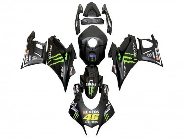Purchase 2022-2024 Matte Black Monster 46 Yamaha YZF R3/R25 Motorcycle Fairings UK