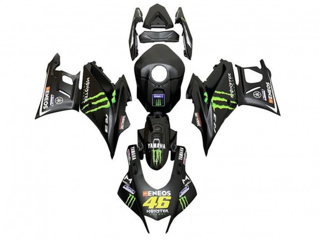 Purchase 2022-2024 Matte Black Monster 46 Yamaha YZF R3/R25 Motorcycle Fairings UK Purchase 2022-2024 Matte Black Monster 46 Yamaha YZF R3/R25 Motorcycle Fairings UK
