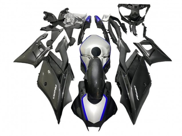 Purchase 2022-2024 Faux Carbon Fiber Silver Blue Yamaha YZF R3/R25 Motorcycle Fairings UK Purchase 2022-2024 Faux Carbon Fiber Silver Blue Yamaha YZF R3/R25 Motorcycle Fairings UK