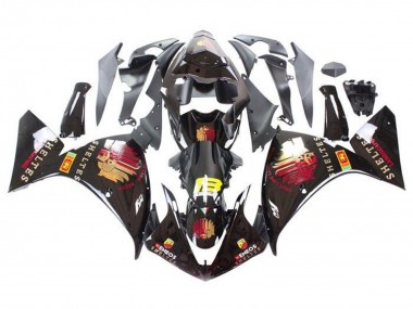 Purchase 2009-2011 Glossy Black Red Yellow Sheltes Yamaha YZF 1000 R1 Motorcycle Fairings UK