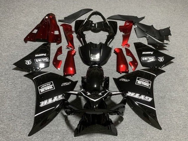 Purchase 2009-2011 Glossy Black GYTR Red Yamaha YZF 1000 R1 Motorcycle Fairings UK