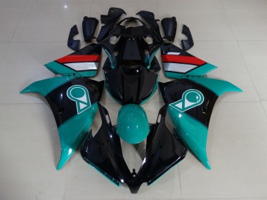 Purchase 2009-2011 Light Blue Glossy Black White Red Yamaha YZF 1000 R1 Motorcycle Fairings UK