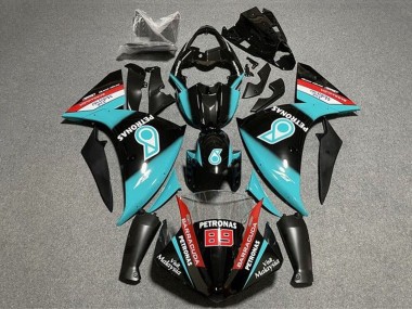Purchase 2009-2011 Glossy Black Light Blue Red Petronas Yamaha YZF 1000 R1 Motorcycle Fairings UK