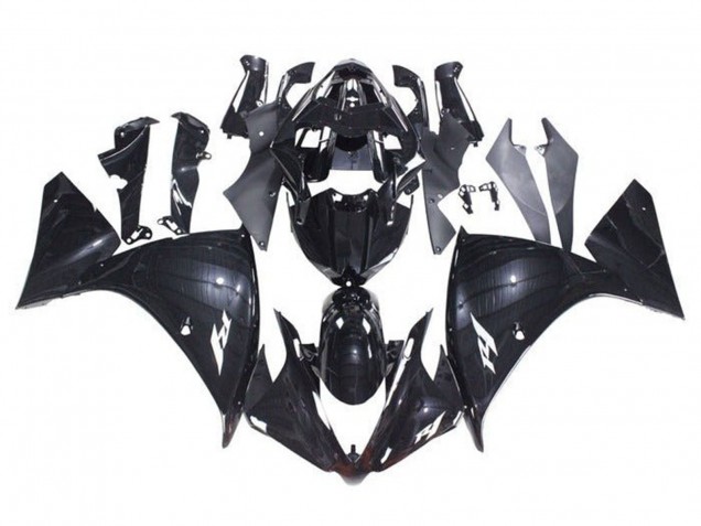 Purchase 2009-2011 Glossy Black Yamaha YZF 1000 R1 Motorcycle Fairings UK