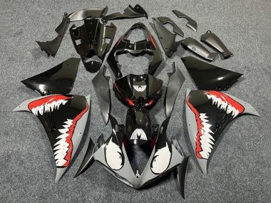 Purchase 2009-2011 Grey Black Red White Shark Yamaha YZF 1000 R1 Motorcycle Fairings UK