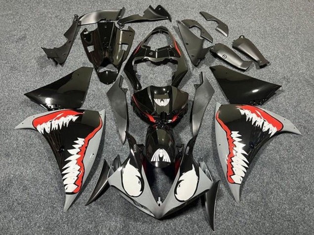 Purchase 2009-2011 Grey Black Red White Shark Yamaha YZF 1000 R1 Motorcycle Fairings UK