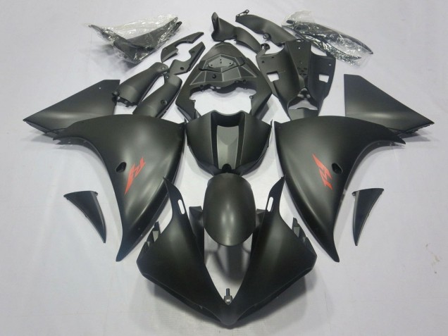 Purchase 2009-2011 Matte Black Red Decal Yamaha YZF 1000 R1 Motorcycle Fairings UK