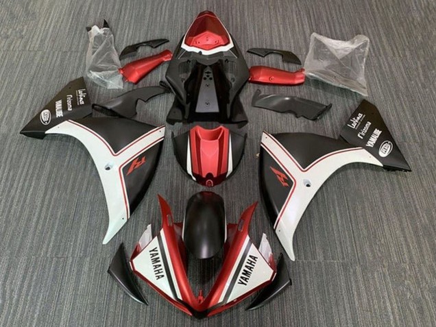 Purchase 2009-2011 White Red Matte Black Yamaha YZF 1000 R1 Motorcycle Fairings UK