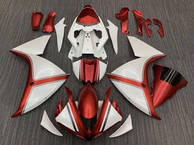 Purchase 2009-2011 White Red Yamaha YZF 1000 R1 Motorcycle Fairing UK