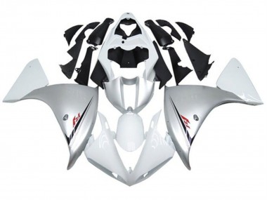 Purchase 2009-2011 White Silver Black Yamaha YZF 1000 R1 Motorcycle Fairings UK