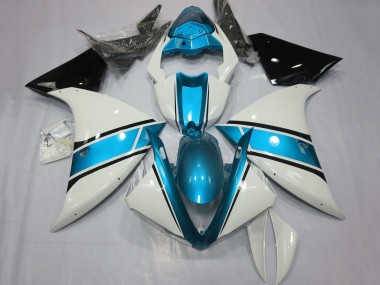Purchase 2009-2011 White Light Blue Black Yamaha YZF 1000 R1 Motorcycle Fairings UK