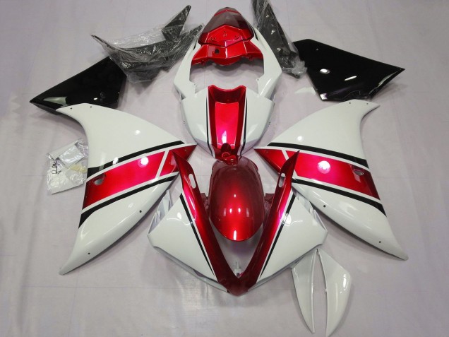 Purchase 2009-2011 White Red Black Yamaha YZF 1000 R1 Motorcycle Fairing UK
