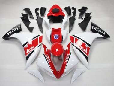 Purchase 2009-2011 White Red Black Yamaha YZF 1000 R1 Motorcycle Fairings UK