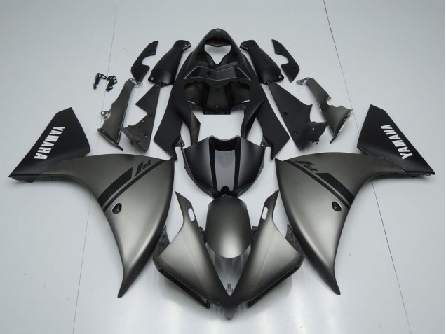 Purchase 2012-2014 Matte Grey Matte Black White Decals Yamaha YZF 1000 R1 Motorcycle Fairings UK