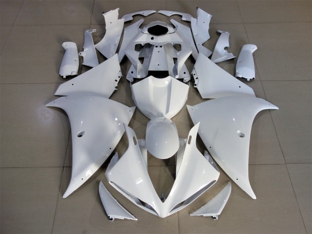 Purchase 2012-2014 White Yamaha YZF 1000 R1 Motorcycle Fairings UK
