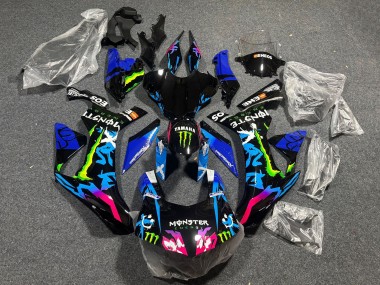 Purchase 2015-2019 Black Blue Pink Green Monster ENEOS Yamaha YZF 1000 R1 Motorcycle Fairings UK