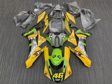 Purchase 2015-2019 Yellow Green Shark 46 Yamaha YZF 1000 R1 Motorcycle Fairings UK