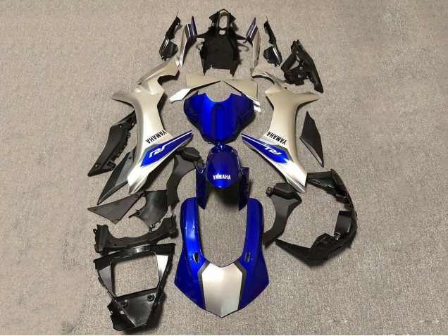Purchase 2015-2019 Silver Blue Yamaha YZF 1000 R1 Motorcycle Fairings UK