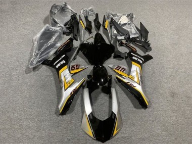 Purchase 2015-2019 Silver Yellow Glossy Black Yamaha YZF 1000 R1 Motorcycle Fairings UK