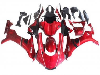 Purchase 2015-2019 Red Black White Stripe Yamaha YZF 1000 R1 Motorcycle Fairing UK