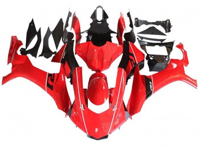 Purchase 2015-2019 Red Black White Stripe Yamaha YZF 1000 R1 Motorcycle Fairings UK
