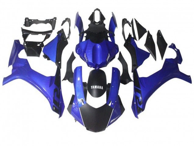 Purchase 2015-2019 Blue Matte Black Yamaha YZF 1000 R1 Motorcycle Fairing UK