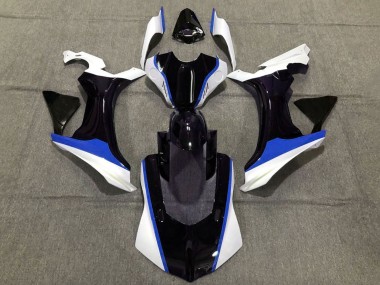 Purchase 2015-2019 White Glossy Black Blue Yamaha YZF 1000 R1 Motorcycle Fairings UK