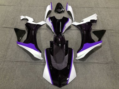 Purchase 2015-2019 White Glossy Black Purple Yamaha YZF 1000 R1 Motorcycle Fairings UK