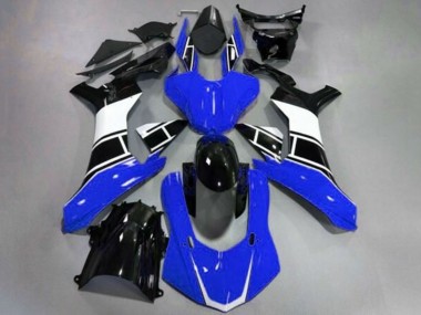 Purchase 2015-2019 Blue White Glossy Black Yamaha YZF 1000 R1 Motorcycle Fairing UK