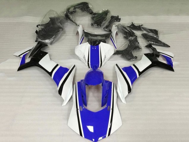 Purchase 2015-2019 White Blue Black Yamaha YZF 1000 R1 Motorcycle Fairing UK