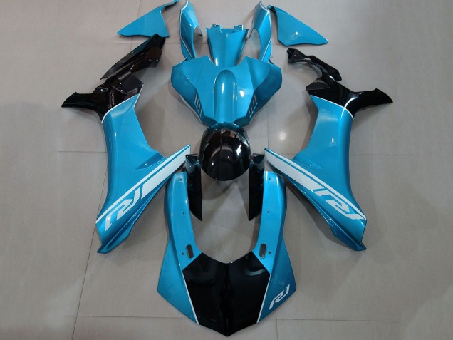 Purchase 2015-2019 Blue Silver Glossy Black Yamaha YZF 1000 R1 Motorcycle Fairings UK