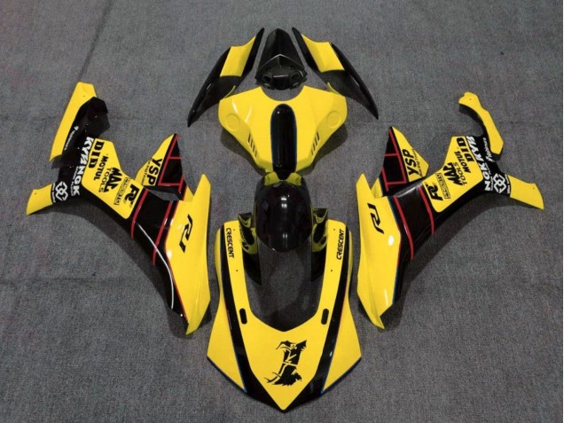 Purchase 2015-2019 Yellow Red Black Yamaha YZF 1000 R1 Motorcycle Fairings UK