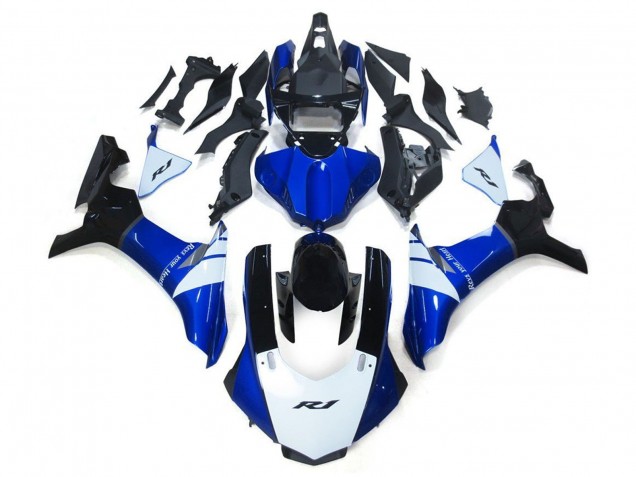 Purchase 2015-2019 White Blue Black Yamaha YZF 1000 R1 Motorcycle Fairings UK