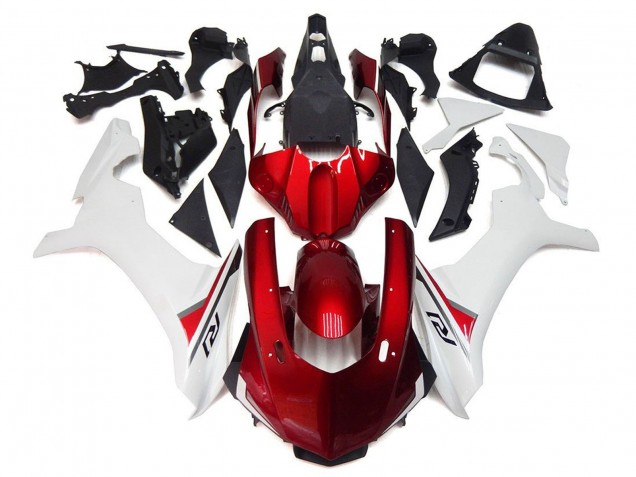 Purchase 2015-2019 White Red Black Yamaha YZF 1000 R1 Motorcycle Fairings UK