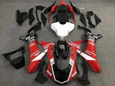 Purchase 2015-2019 Red White Glossy Black Yamaha YZF 1000 R1 Motorcycle Fairings UK